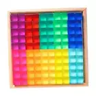 Rainbow Building Blocks Set Stacking Game for Boys Girls Kids Birthday Gift