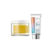 NEOGEN Dermalogy Bio-Peel Gauze Peeling Pads - Lemon - 200ml / 30pcs + Day-Light Protection Airy Sunscreen SPF50+ - 50ml (1ea) Set