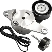 Aynaxcol 12626644 Complete Serpentine Belt Tensioner Drive Component Kit, Replacement for GMC Terrain 3.0L 2010-2012, Replaces 12575509 71741116 4817877 636527