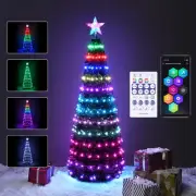 Yescom 5 Ft Christmas Tree Decoration Light RGB LED String Lamp Remote Control
