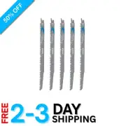 Universal 12-Inch Reciprocating Saw Blades for Pruning and Wood Care - 5-Pack