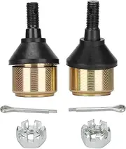 2pcs Lower Ball Joint Kit Chrome Steel Rubber Replacement Fit for Polaris Scrambler Sportsman Ranger