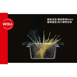 《WOLL》德國歐爾-鈦鑽 28cm鑄造不沾平底鍋(手把可快拆)