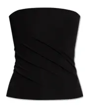 Versace Bare Shoulders Top IT40,IT38 black