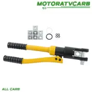Terminal Wire Crimping Tool Hydraulic Crimper Cable Lug 12T YQK-120 w/8 Dies