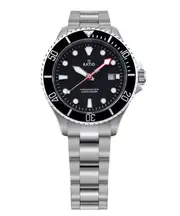 RATIO FreeDiver Stainless Steel Black Dial Automatic RTFL800 200M Ladies Watch