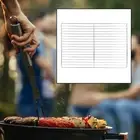 JY (30x45cm)Stainless Steel Non Stick BBQ Rack Barbecue Mesh Grill Net For