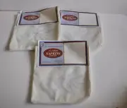 Lot of 3 Pkgs Fairway Needlecraft Stamped Cross Stitch 12 Napkins Flower Bow