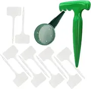 Generic 1 Set Garden Planting Tool Dispenser with Digger Labels Essential Gardening Supplies for Easy Planting and Labeling