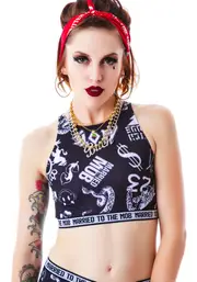 [Married to the Mob] St Marks Crop Top