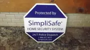 SimpliSafe Home Security System Original Octagonal Window/Yard Sign - BRAND NEW