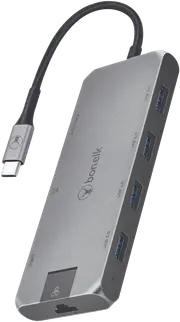 Bonelk Long-Life USB-C to 8in1 Multiport Hub (Space Grey)