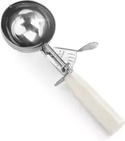 34745 Commercial-Grade Thumb Press Food Disher/Ice Cream Scoop, 18/8 Stainless S