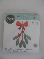 Sizzix Bigz Die MISTLETOE LEAVES Jen Long NIP