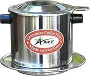 (8, Stainless Steel) - AMT Vietnamese Coffee Maker Phin Coffee Vietnamese Coffee Filter Vietnam Coffee Dripper for making Vietnamese Style at Home Office(8, Cork)
