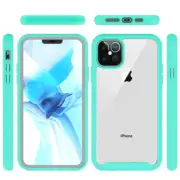 Strong Bumper Shockproof Transparent Case For iPhone 12/12 Pro 6.1″ TEAL