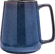 Tsreinh Extra Large Ceramic Coffee Mug,24 Oz,Oversized Tea Cup for Home and Office,with Big Handle,Dishwasher and Microwave Safe (24 Oz Blue)