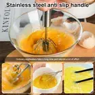 Semi-Automatic Egg Whisk Hand Push Beater Stainless Steel Blender Mixer Casual