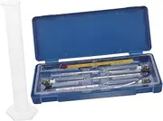 MOTHNUR 1 Set High Precision Alcohol Hydrometer for Home Brewing Accurate Measuring Tool for Wine Beer Spirits Includes Kit with Case Measuring Cylinder