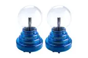 2PK MDI Plasma Ball Touch Lamp Home/Office Desk Night Light Decor 3in Blue Base