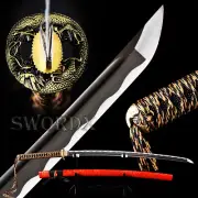 Hand-Forged Japanese samurai sword Katana full tang carbon steel long-hi balde