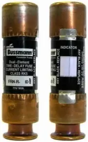 Cooper Bussmann BP/FRN-R-30ID 250-volt Current Limiting Class RK5 Fuse with...