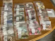 50 DMC Embroidery Floss Lot Bundle Thread Bagged On Ring Multiple Colors