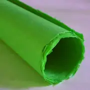 Handmade Paper 10 sheets Large 26x34" Deckle Edge Natural Watercolor Gift GREEN