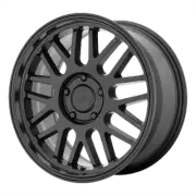 17x8 Motegi MR144 M9 Satin Black Wheel 5x112 (40mm) (for: Volkswagen)