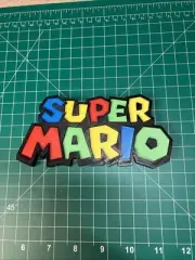 3D Printed Super Mario Nintendo Model Display Fan Art Logo