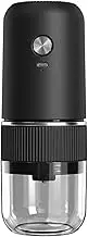M-MAX Burr Coffee Grinder,Professional Wireless with One-Click Grinding & Adjustable Coarseness,Portable Mini Coffee Bean Grinder for Home/Office/Travel,Black