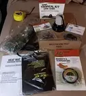 Zilla Terrarium Reptile Kit 10-20 Gallon Heat Lamp Heat Mat Carpet Temp Gauge