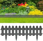 Lawn Edgings 25 pcs Anthracite 10 m Polypropylene,Garden Borders & Edging 2.76KG-318287