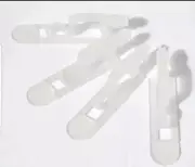 200 X Gutter Hooks Roof Clips for Christmas Lights Icicles Etc Professional Look