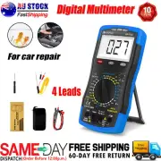 Digital Multimeter Automotive AC DC Voltmeter Current Meter Multi Tester Leads