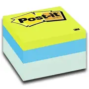 Post-It Notes Cube Blue Wave 76 x 76mm