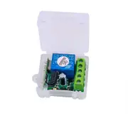 433 Mhz Wireless Remote Control Switch DC 12V relay Receiver Module For learning code Transmitter white