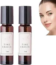 Zendi Time Eraser, Zendi Time Eraser Rollerball Castor Oil and Frankincense, for Eyes, Bags Under Eyes, Wrinkles, Rollerball Oil Eye, Erasers with Roller, for All Type Skins (2pcs)