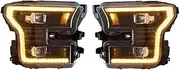 Auto Headlights Compatible For Ford Raptor F150 2015-2017 LED Car Front Lamps Assembly Upgrade Dynamic 2 Projector Lens Car Accessories