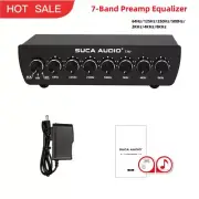 SUCA AUDIO EA7 7-Band Preamp Equalizer EQ for Amplifiers Speakers Decoders
