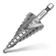 MARXMAN 4-25mm 1/4-Hex HSS Metal 11-Step Spiral Drill Bit MSDSP425HX