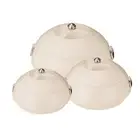 Casserole Set of 3 White 1000 ml+1500ml+750 ml