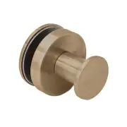 FHC Thru-Glass Towel/Robe Hook - Brushed Bronze