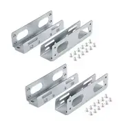 2 Pack HDD Hard Drive Metal Mounting Bracket Adapter Convert Any 3.5 in HDD I...