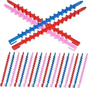 minkissy 20PCS Hair Rollers for Curling Spiral Perm Rod s for Styling Wavy Hair Flexible Design for All Reusable and Easy to Use for DIY Looks Random Color