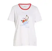 NEW PETER ALEXANDER WOMENS DISNEY ALICE IN WONDERLAND PJ TOP TEE RRP$69.95 XS