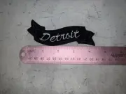 CUSTOM MADE Embroidered Detroit Patch Iron On and/or Sew On