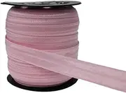 Pink Fold Over Elastic 5/8 inch 15mm Elastic Bands for Sewing 40 Yards Wide Elastic Headbands Stretchy Ribbon for Crafts-Elastic Straps Trim for Girls Hair Ties-Bow-DIY Projects-Clothes
