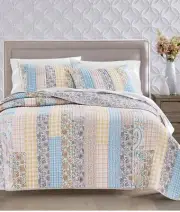 Charter Club Gingham Patchwork Quilt, Full/Queen