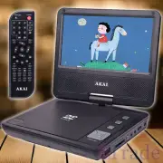 AKAI Portable 7" DVD Multi Region Zone DVD player 12v with USB for Travel
